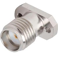 Amphenol SV Microwave SF2921-61356 PCB Connectors SMA F PCB Comp/Mnt Connector 2 Hole