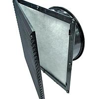 Orion Fans OA254LFG221T Louvered Filter Fan Kit Louvered Filter Fan Snap-On Guard Kit with 172mm Fan, 320x122.5mm, 230VAC, IP54