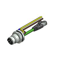 Amphenol CONEC 57-02153 Ethernet Cables / Networking Cables ENP-17-1-FSH1PST2PEDBU4-45S-RS8.33-0,5/0,5/G6/250/034