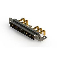 EDAC 629-17W5250-3N4 Mixed Contact D-Sub Connectors Right-angle Power Combo D-Sub Connector
