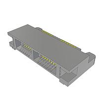 Samtec HSEC8-113-01-L-RA-L2 Sockets 0.80 mm High-Speed Power/Signal Combo Edge Card Connector
