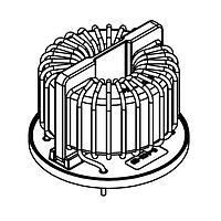 Schaffner RT8122-10-6M0 Current Compensated Choke 10A 6mH 2-Wire Horz PCB Mounting