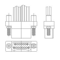 Nanonics - TE Connectivity STM065PC2DC018N I/O Cables 65P DUAL ROW PLUG 30 AWG STRANDED