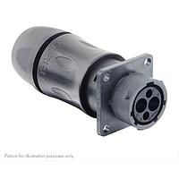 Eaton Souriau-Sunbank UTSX7JC103S Receptacles Jam nut receptacle, with cable gland backshell, for 3 female contacts, IP68/69K