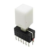 Well Buying PS025-L42NPAS1WURXX Standard Switches PUSH SW 50mA 12VDC 4PDT ULT RED LED