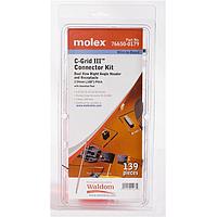 Molex 76650-0179 Connector Kits CGRID3 R/A 2ROW KIT