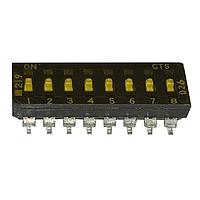 CTS Electronic Components 219-8LPSTF DIP Switches 8 pos. Low Profile Btm Seal Tape Off