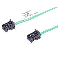 Molex 224050-1022 Discrete Wire Assembly Mini50-to-Mini50  (OTS) Cable ASSY 2mm Pitch Single Row 150mm Lgth 2 Ckt BLK
