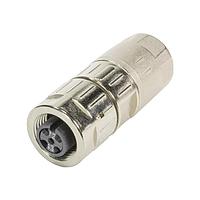 HARTING 21033822410 Straight M12-SD-CC-IDC-4P- DCOD-F-STR-SHLD