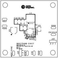 Maxim Integrated MAX17546EVKITB# Voltage Regulator - Switching Regulator 4.5V 42V, 5A, High-Efficiency, Synchronous Step-Down DC-DC Converter with Internal Compensation