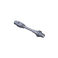 Amphenol LTW MSDS-04PMMJ-SF8C01 Sensor Cables / Actuator Cables M12 Circular Metric Connector, D Code, Metal, 3A, 04 pins, Male Connector, Male Contact, Hexagonal, M16*1.5, Screw Thread, Solder, Receptacle With Cable/Wire, Length 1000mm, IP68 / IP69K