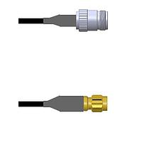 Amphenol Custom Cable Q-27067000M011i RF Cable Assemblies N-SJ/SMA-SP LMR24 11I
