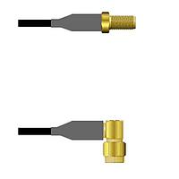Amphenol Custom Cable Q-2Z0360008012i RF Cable Assemblies SMA-SJ/SMA-RP RG58 12I