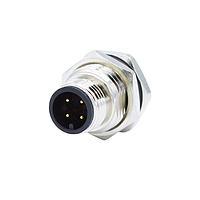 NorComp 860-004-113R004 Connectors IP67 Male M12 Panel Mount 4 Position Straight Dip Solder