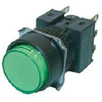 Omron Automation and Safety M165-TY-24 Panel Mount Indicators / Switch Indicators 24VAC/DC LMP RND YLW IP65