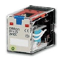 Omron Automation and Safety MY4N AC220/240 (S) Miniature PWR Relay 4PDT W/IND 220VAC SLD