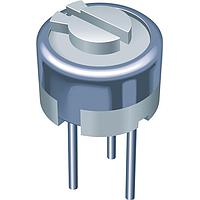 Bourns 3329P-1-504LF Single Turn 0.25 in Round Trimmer Resistor 1/4"RND 500KOHMS 10% 0.5WATTS