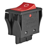 NKK Switches JWM11RC2A/UCV Rocker Switches SPST TV5 RTD RED CAP BLK BODY VERT "O I"