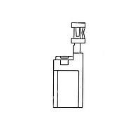 Yazaki 72224014 Housings BATTERY 1P M CONN SUB-ASSM