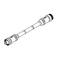 Molex 1300640329 Sensor Cables / Actuator Cables BP D 4P M/MFE SK ST/90 #10 GY PVC 2.5M