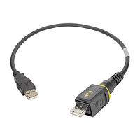 HARTING 09454451911 USB Cables / IEEE 1394 Cables HARTING PushPull V4 v2.0 USB 2.0 Type A, Cable Assembly, PushPull to IP20 USB plug, PVC, 1.0m