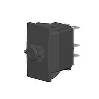 Carling Technologies V1D1G66B-00000-000 Snap-In Rocker Switch 1-pole, ON - None - OFF, 20A 12VDC not HP rated, Illuminated, Sealed V-Series Switch Only, .250 Tab (Q.C.), 8 Terminal base and No Actuator