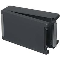 BOPLA 00116334 Enclosures for Industrial Automation ENCLOSURE, BOCUBE ALU, 299 X 173 X 90MM, GR GRA, HINGED LID, FLAT, ALUMINUM, BA 281709-7024