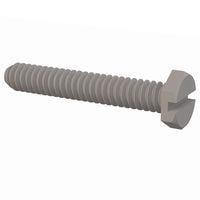 Essentra Components 010440X068 Hex Slotted Hex Slotted Screw, #4-40 Thread, 11/16 Lg