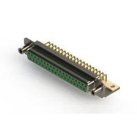 EDAC 630-M37-640-GT6 D-Sub Connectors - Standard Density Right Angle D-Sub Connector