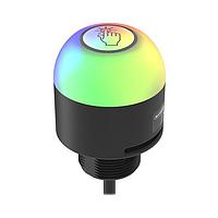 Banner Engineering K50PTALGRY3A Pro Touch Audible Button K50 Pro Touch Series: 3-Color RGB Touch Sensor with Audible; 12-30 V dc; Polycarbonate; IP67 IP69K; Bimodal, NO, Latching; Multicolor; 2 m (6.5 ft) Integral Cable