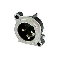 NEUTRIK NC3MBH Receptacles 3C MALE PCB recptacle