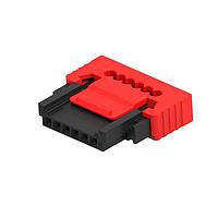 ERNI - TE Connectivity 474832-E Headers & Wire Housings 6-PIN,FEMALE,IDC22POS.R/A