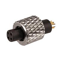 Stewart Connector SS-12600-003 Connectors M5 A-CODE SOCKET SOLDER TYPE FOR OVERMOLDED