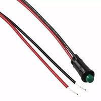 VCC 5110F5-12V Indicators GREEN DIFFUSED 5/32" MOUNTING HOLE