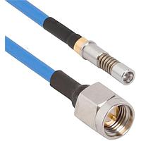 Amphenol SV Microwave MSSMA-085-S12DSMPM-120 RF Cable Assemblies SMA Straight M SMPM (Size 12) 12"Cable