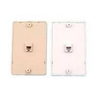 AIM-Cambridge / Cinch Connectivity Solutions 32-1224W Modular Connectors / Ethernet Connectors 4P PHONE PLATE WHITE