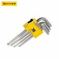 BOSI BS423181 Ball Point Hex Key Set (9PC British system,1/16-3/8)