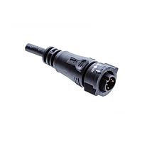 Amphenol LTW BD-03AFMM-QL8D04 Sensor Cables / Actuator Cables X-Lok, Standard Size, Plastic, 5A, 03 pins, Female Connector, Male Contact, Straight, Push Lock, Overmolded, Length 4000mm, IP68