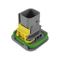 AMP Connectors - TE Connectivity 2-1703808-1 Housings 4POS, TAB 2.8X0.8, TAB HSG, ASSY, CODB