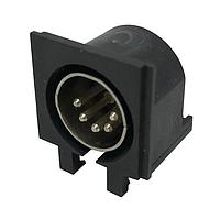 Switchcraft 57PC5M Circular DIN Connectors 5P M DIN R/A PC MNT RCPT