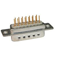 NorComp 172-025-113R001 Plug D-Sub Conn 25P M Dip Solder NICKEL