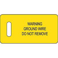 Panduit PT-GND Safety Tag Holder GROUND TAG 100PK