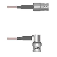 Amphenol Custom Cable Q-0500H000S072i RF Cable Assemblies BNC-SJ/BNC-RP G179 72I