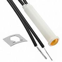 VCC 2120A3 Neon Panel Mount Indicators AMBER DIFFUSED 5/16" MOUNTING HOLE