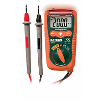 EXTECH DM220 Mini Pocket MultiMeter with Non-Contact Voltage Detector