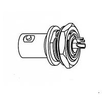 Amphenol RF 031-4890-9 Connectors BNC FRT MT BLKH ISOLATED RECEPT
