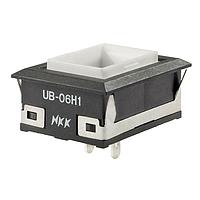 NKK Switches UB06KW015C LED RECTANGULAR RED LED SOLDER LUG BODY ONLY