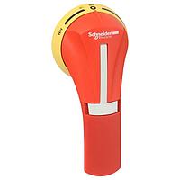 SCHNEIDER GS2AHT440 Switch Actuators Handle Red/Yellow Test Off On