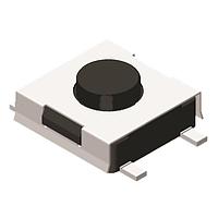 Diptronics DTSF-61K-V-B Tactile Switches 6x6mm 100gf BLACK