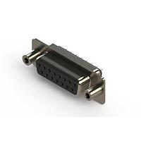 EDAC 628-015-320-548 Standard Card Edge Connectors 628 Series vertical D-Sub plug connector with 15 socket type contacts that have 15 " gold plating. The contacts have .105" (2.67mm) to .160" (4.06mm) long P.C.B tails and the insulator is high temp' rated.The body is low profile metal and the flange